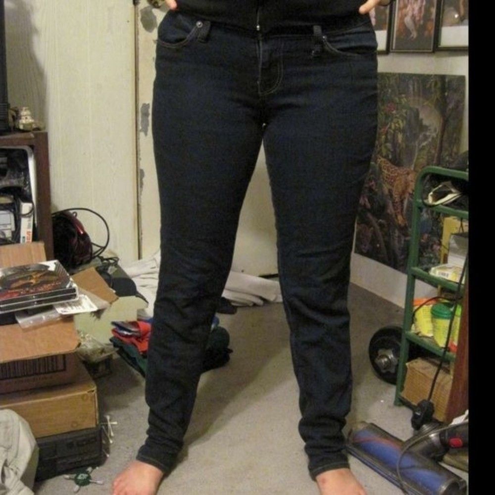 No Boundaries 7 Stretchy Blue Jean Pants Jeggings Junior's? Measurements Within
